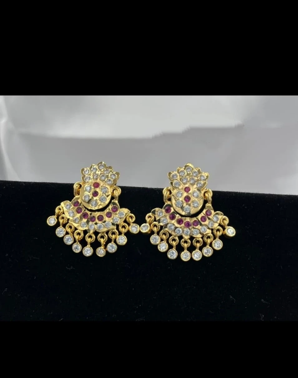 Premium Quality Impon Stone Earrings